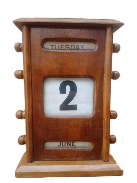 Vintage perpetual calendar