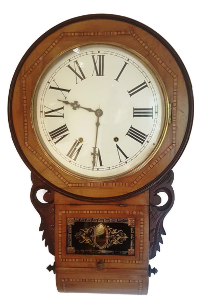 American  drop dial wallclock