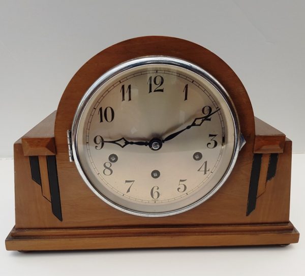 Art deco Westminster chime mantel clock